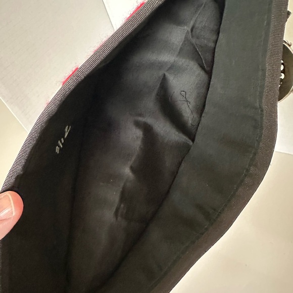 Vintage Scottish Glengarry Bonnet 7 1/2 Diced Band Clan McDonald Badge Pipe Band - Picture 6 of 10